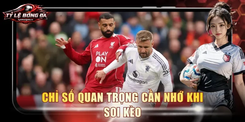 Chỉ số quan trọng cần nhớ khi soi kèo
