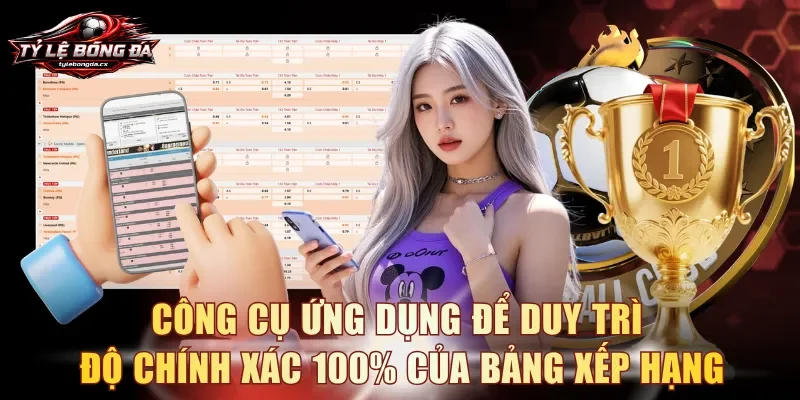 Công cụ ứng dụng để duy trì độ chính xác 100% của bảng xếp hạng
