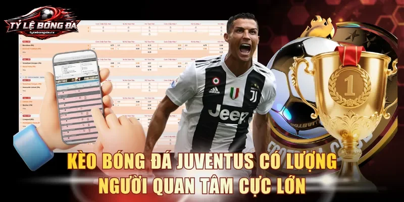 Kèo bóng đá Juventus có lượng người quan tâm cực lớn