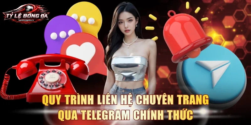 Quy trình liên hệ chuyên trang qua Telegram chính thức