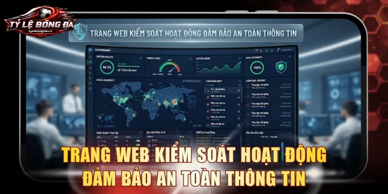 Trang web kiểm soát hoạt động đảm bảo an toàn thông tin